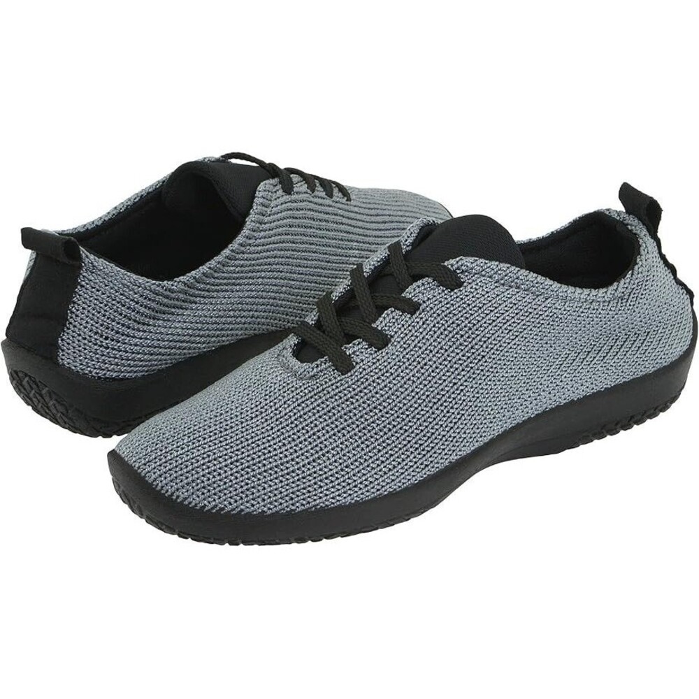 Arcopedico LS Shoes Womens 7 - 7.5 US / 38 EU Gray Knit Sneakers Shocks Comfort
